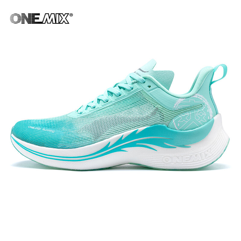 ONEMIX sepatu lari PRO Pria Wanita, sneaker dukungan peredam kejut maraton ringan untuk perempuan 2023