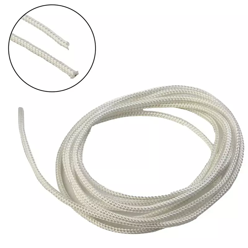 Tali pemangkas garis pemula putih 2.5/3/3.5/4mm 2.5mm/3mm/3.5mm/4mm kabel untuk Strimmer untuk gergaji mesin rumput