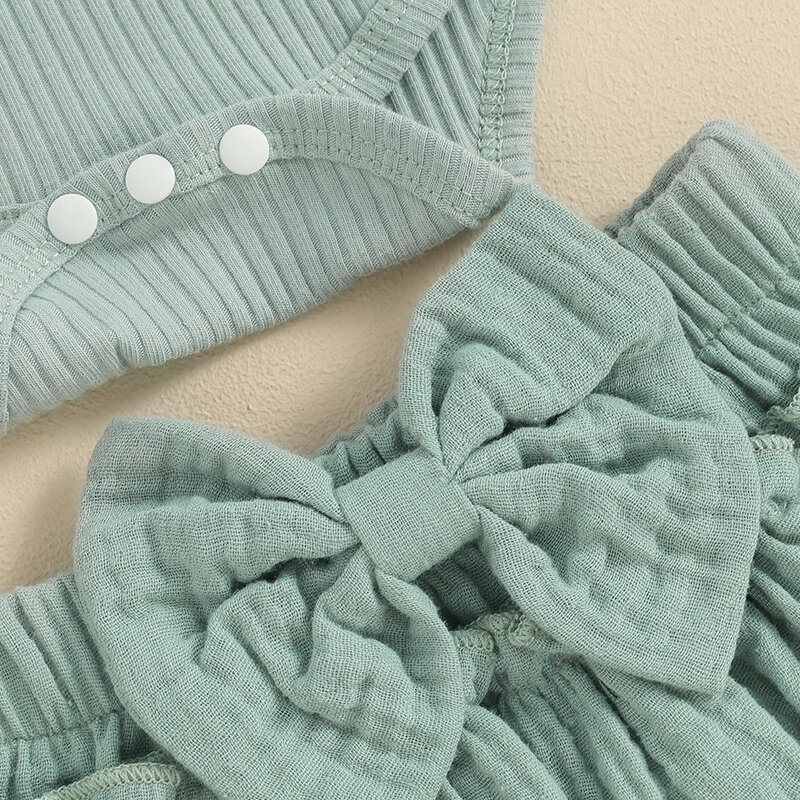Летняя одежда Lioraitiin для маленьких девочек 2024-03-14, комбинезон с буквенным принтом и юбка-шорты, комплект из 3 предметов с повязкой на голову