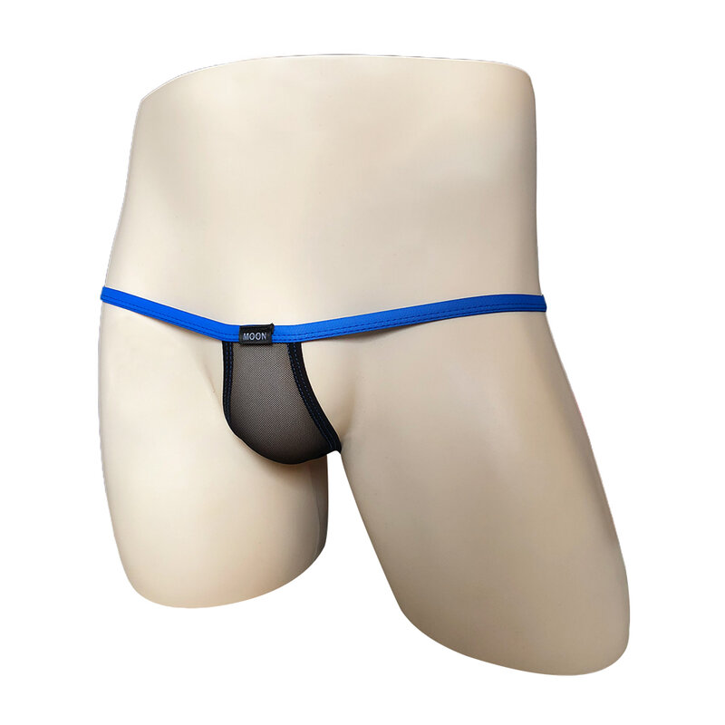 กางเกงชั้นในชายเอวต่ำเซ็กซี่กางเกงในพิมพ์ลายบางเฉียบ bulge POUCH กางเกงชั้นในระบายอากาศกางเกงผ้าไอซ์ซิลค์เรียบชุดชั้นในเร้าอารมณ์