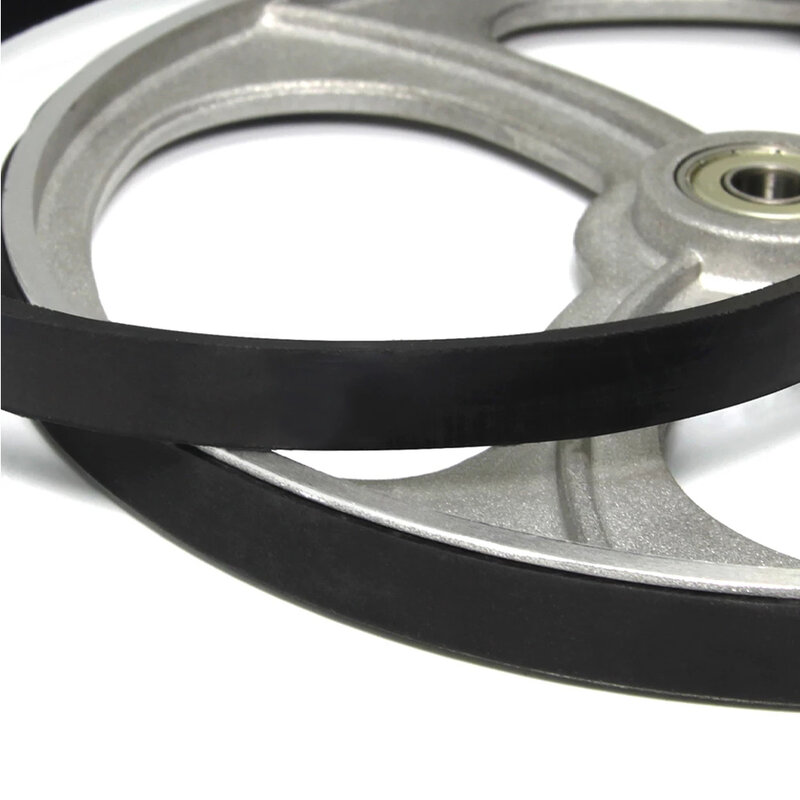 Bandsaw ban karet bagian mesin pertukangan ban karet untuk 8 9 10 12 14 inci seri gergaji roda gulir anti-kebisingan cincin karet