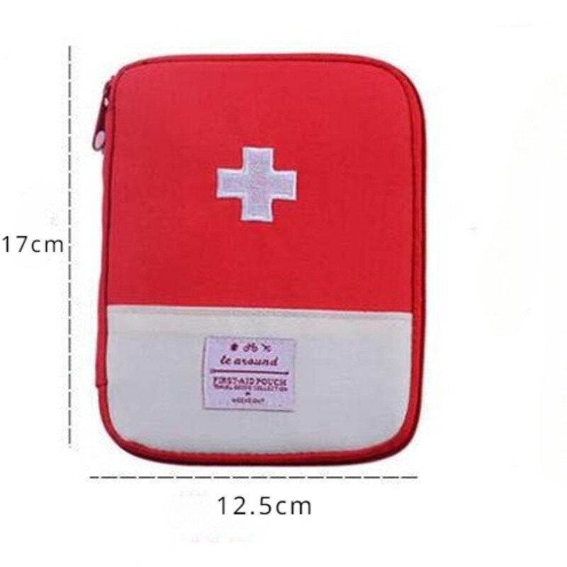 12,5x17 см мини аптечка первой помощи, сумка для путешествий, туалетная лента для таблеток, сумки для чрезвычайных ситуаций, маленький органайзер для хранения
