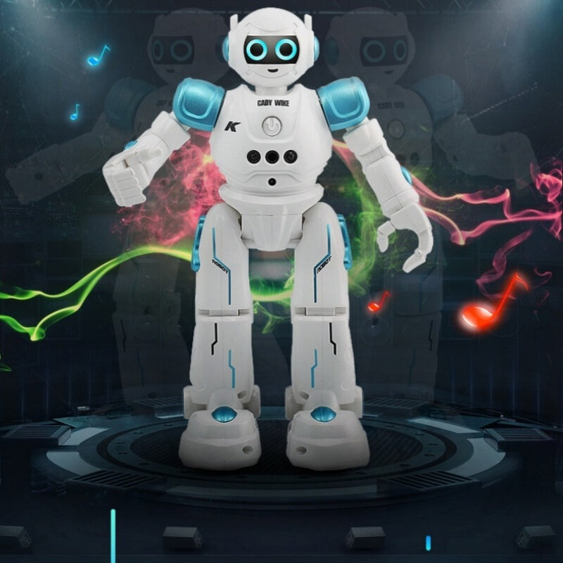 روبوت ذكي يعمل بالتحكم عن بعد ، حث الإيماءات ، ألعاب تصنعها بنفسك ، تعليم العلوم للأطفال ، مصباح رائع JJRC ، جديد R11