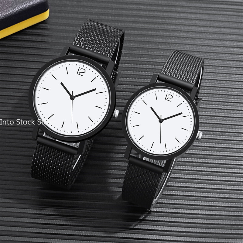 Paar Horloges Voor Liefhebbers Mode Quartz Horloges Mannen Vrouwen Waterdicht Spatbestendig Polshorloge Liefhebbers Horloges