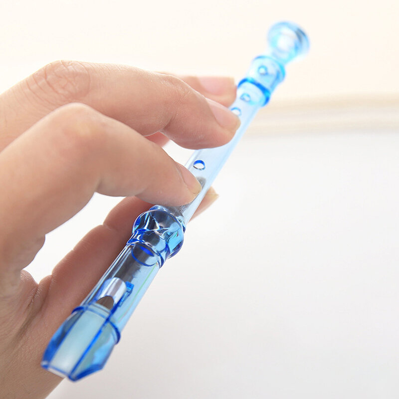 1PC 6-Hole Simple Colorful Clarinet Plastic Flute Beginner Music Playing Wind Instruments Toy Musical Instruments For Kids