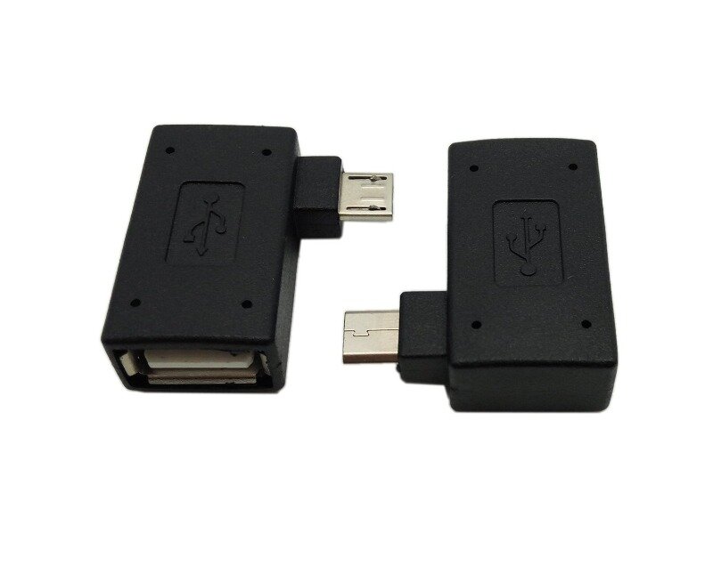 Rotating Usb Female Otg Adapter With Power Tablet Pc External Usb Flash Drive Reader