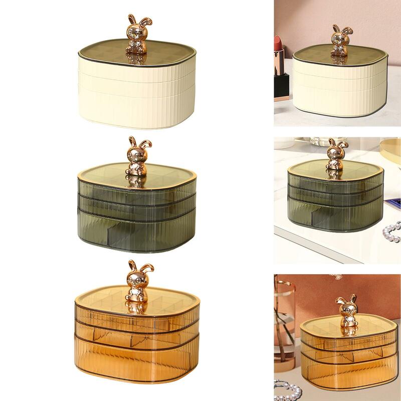 Jewelry Box Display Holder Jewelry Storage Travel Essentials Accessories for Rings Earrings Bracelets Necklaces Bridesmaid Gifts