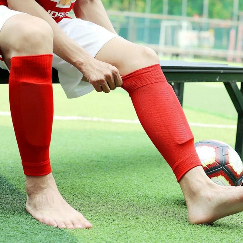 Meias de compressão de absorção de suor masculino, Futebol Socks, Outdoor Fitness Gear, Bezerro Legging