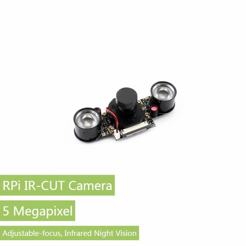 Caméra IR-CUT Waveshare RPi, meilleure image en jour et en nuit