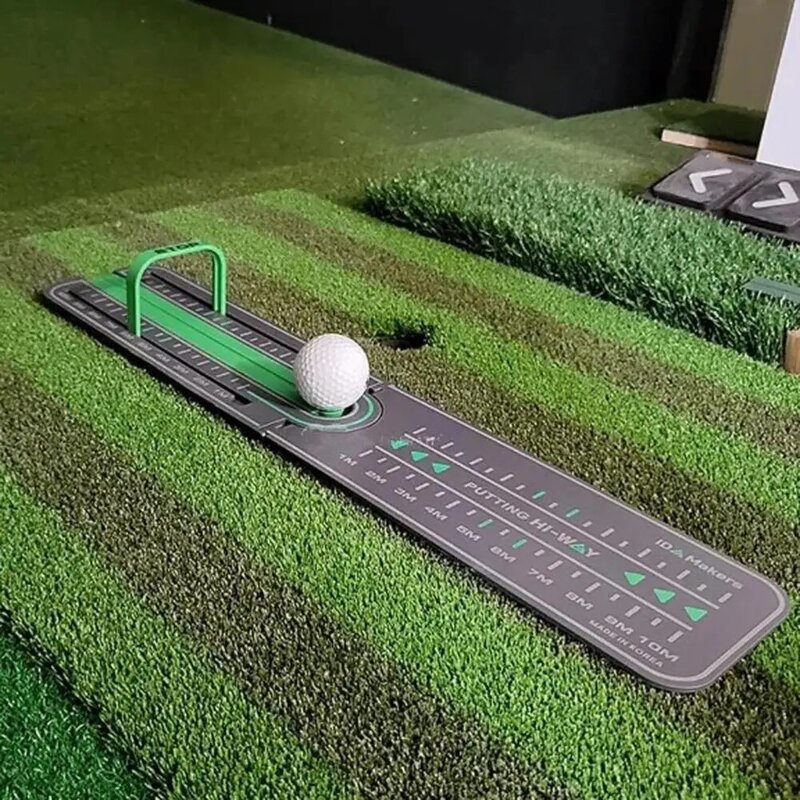 Коврик для игры в гольф, направляющая для выравнивания и прецизионного контроля расстояния, для игры в гольф, учебный инструмент, вспомогательный инструмент для тренировок в гольф