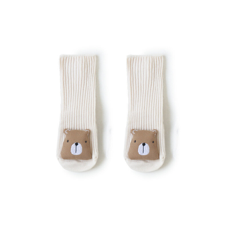 Kids Children's Socks for Girls Boys Non-slip Print Cotton Toddler Baby Floor Socks for Newborns Infant Long Socks Clothing