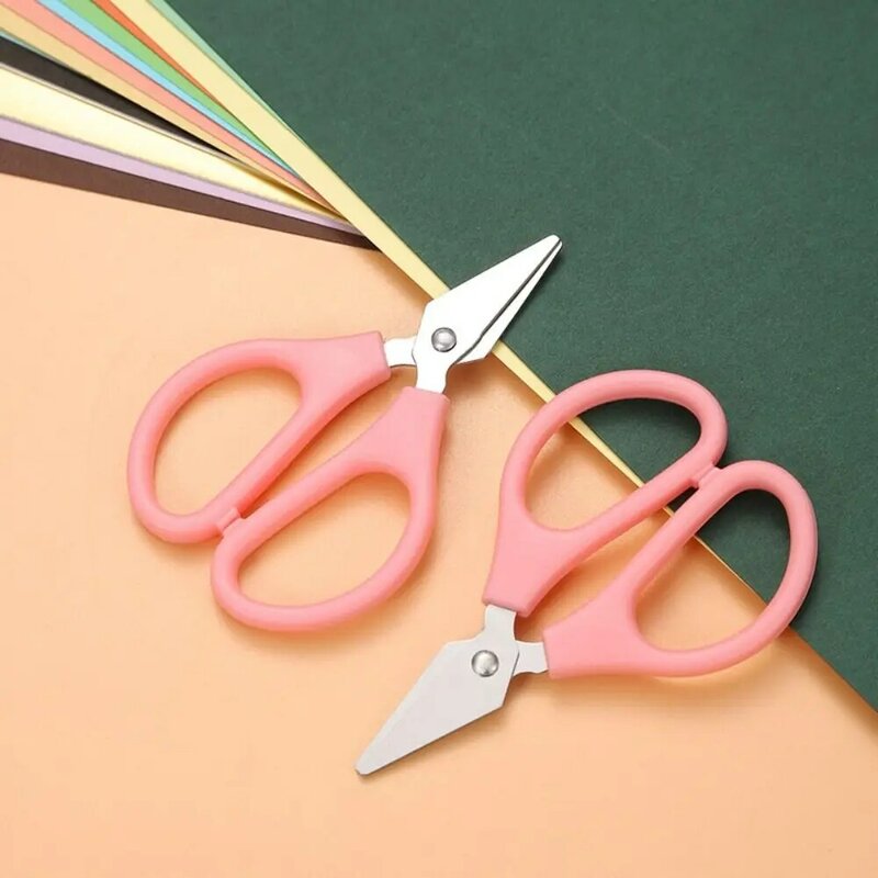 10 Stück Mini-Schere für geschnittene Sammelalbum Aufkleber tragbare Schreibwaren Schere Papier zurück zu Schüler