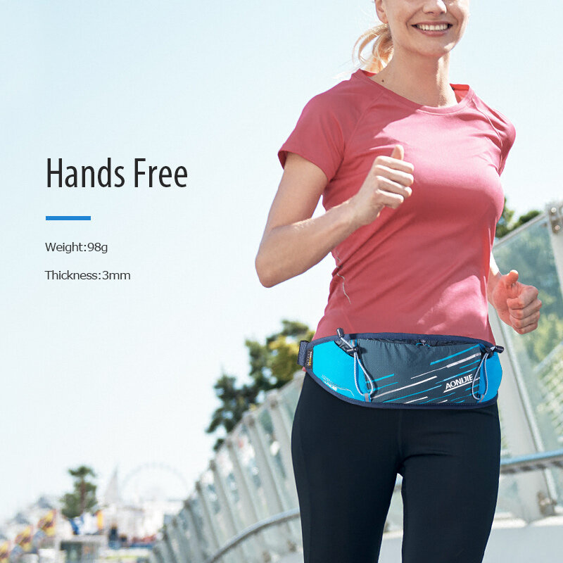 AONIJIE – sac de taille léger et mince, avec ceinture d'hydratation, pour Jogging, Fitness, randonnée, Marathon, course, W8102
