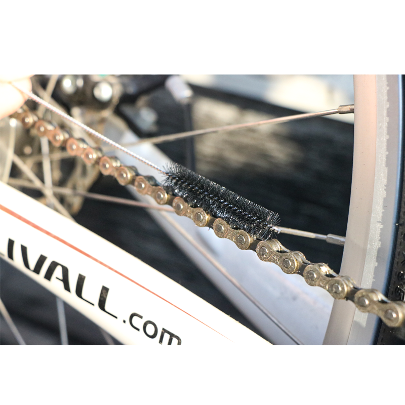 دراجة تنظيف فرش مجموعة الفولاذ المقاوم للصدأ لينة الشعر الجبلية الطريق سلسلة دراجات الإبر فرش في الهواء الطلق الدراجات أدوات تنظيف