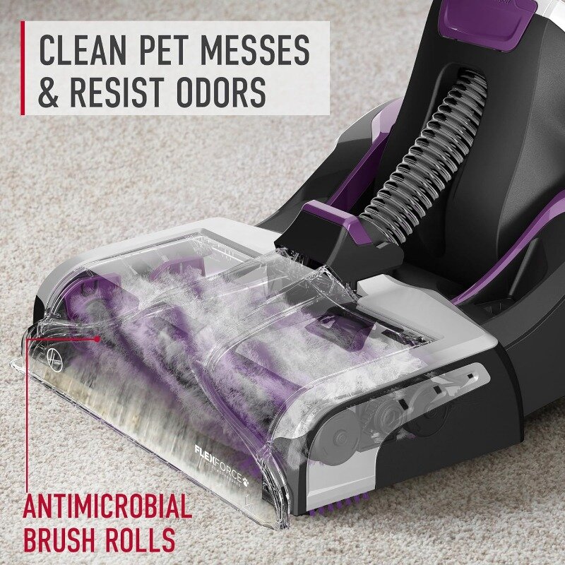 SmartWash-limpiador automático de alfombras para mascotas, varita eliminadora de manchas, máquina de champú, color púrpura, FH53000PC