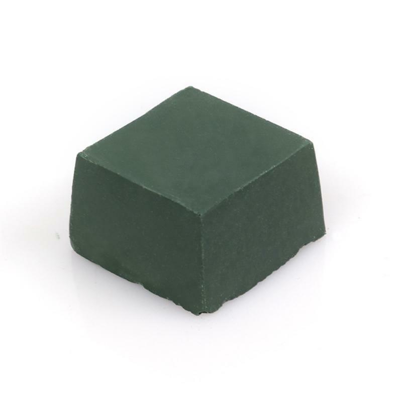 Полировальная паста, восковая оксидная зеленая абразивная паста для полировки хромированных деталей, 3 х3 см, 30 г, 1 шт.