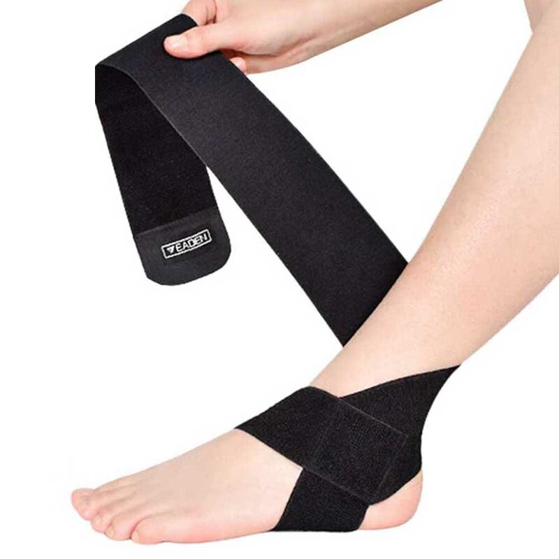 1 pz supporto per caviglia a compressione regolabile ultrasottile ad alta elasticità per corsa, calcio, basket, Tennis, distorsioni