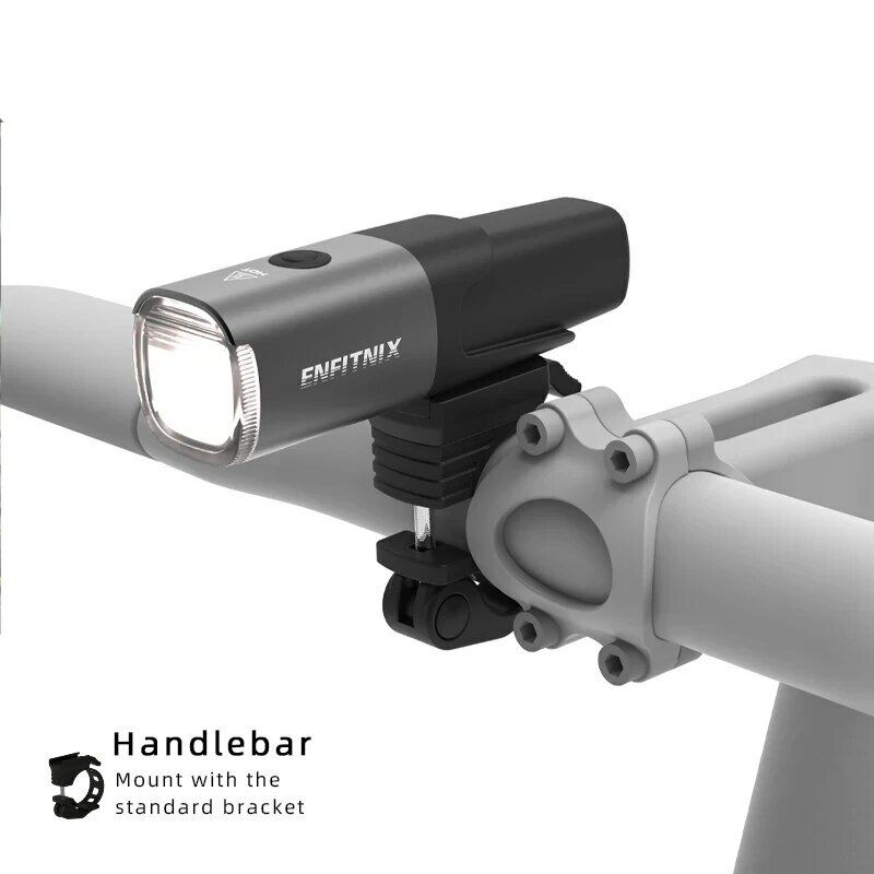 Enfitnix Navi600 Nieuwe Slimme Koplampen USB Oplaadbare Road Mountain Bike Light Smart Night Koplampen voor Fiets Accessorie