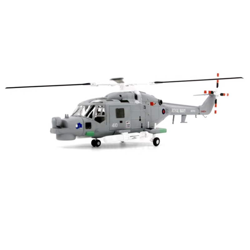 Royal Navy MK-8 Bobcat Helicopter Plastic Model, 1:72 Scale Toy, Gift Collection, Simulação, Display, Decorativo, Men's Presentes