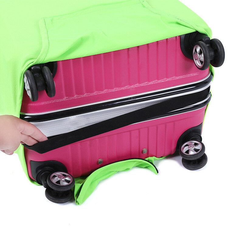 Pokrowiec na bagaż rozciągliwa tkanina walizka ochronna na pojemnik na kurz bagażowy odpowiednia dla 18-32 Cal walizka organizator podróży