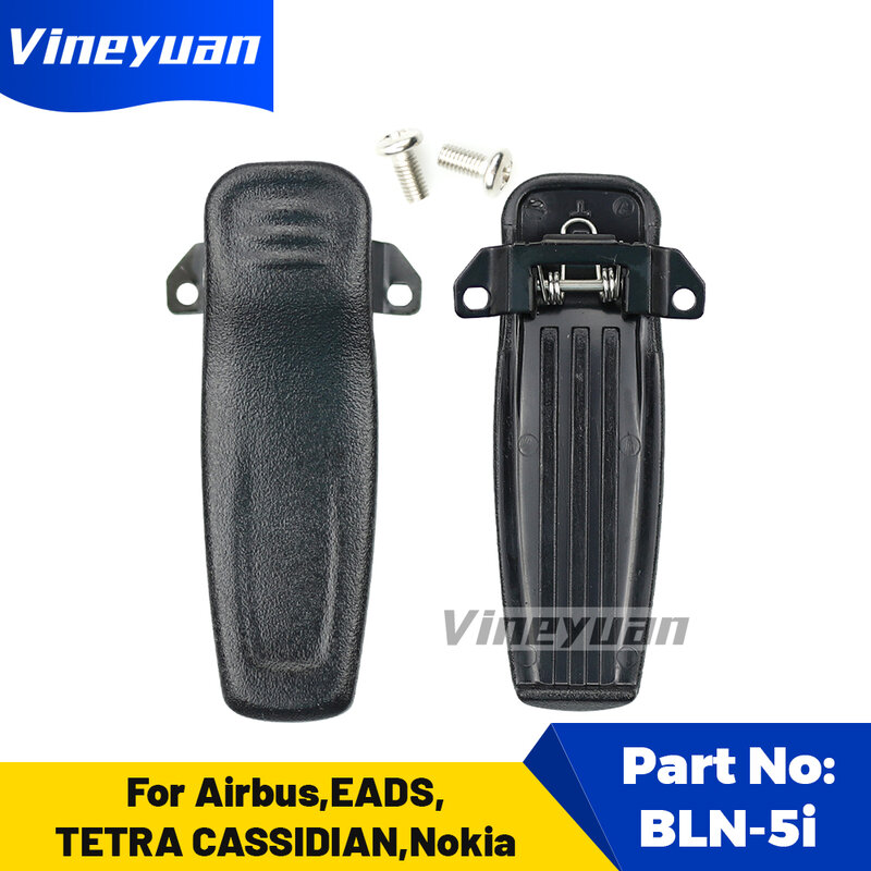BLN-5i BLN-6 Belt Clip for EADS Airbus Cassidian THR9 THR9 C-30 THR9i Handheld Digital Radio Belt Clip with Strews