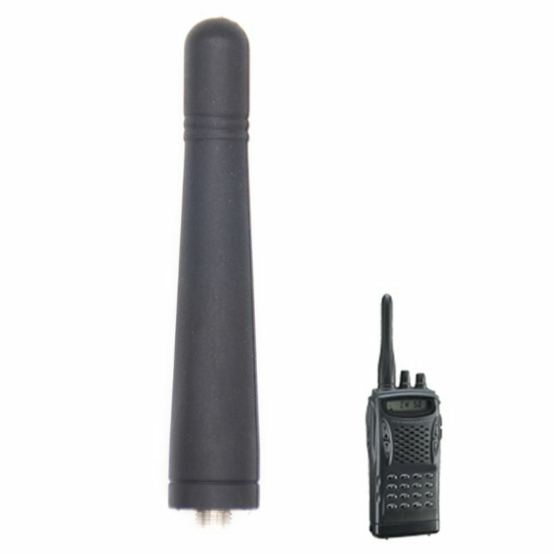 Прямая поставка, 400-470 МГц, UHF, короткая антенна для рации KRA23 для TK3160 TK3170 TK3180 TK-3207, черный цвет обтекателя