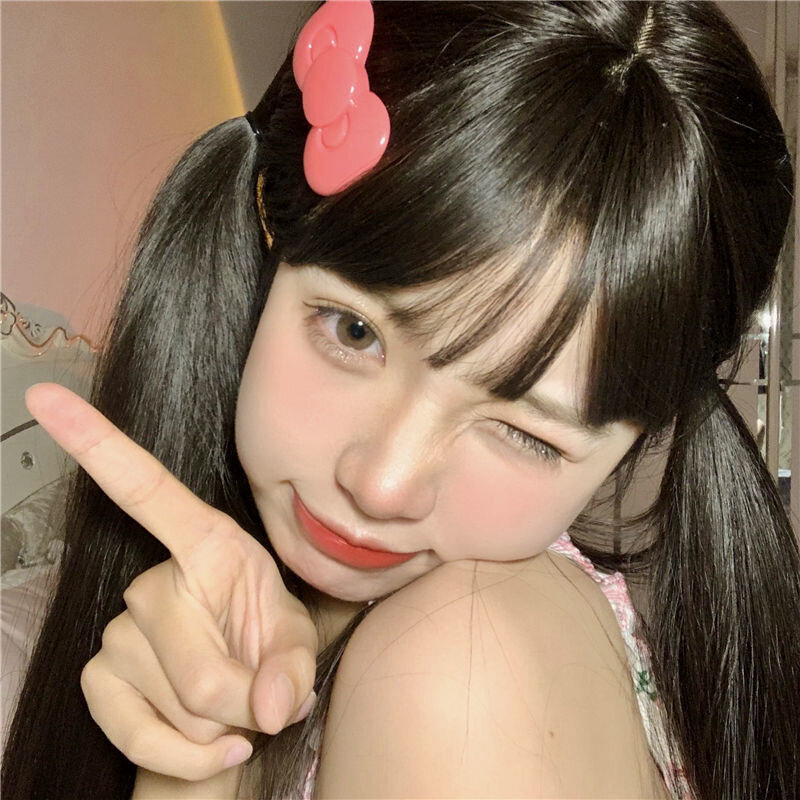 Kawaii Sanrio Boog Haarspeld Hello Kittys Haaraccessoires Schattig Meisje Hart Kant Clip Pony Temperament Sieraden Gift Sanrio Haarspeld