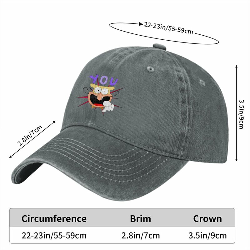 Pizza Tower Games Multicolor Hat Peaked Women's Cap YOU Personalized Visor Protection Hats