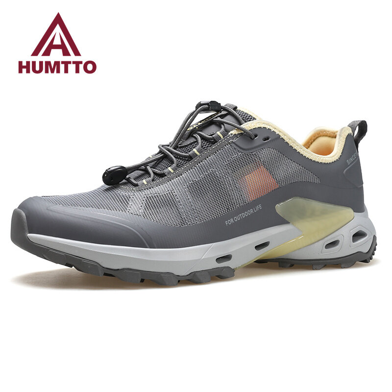 HUMTTO Summer Shoes for Men 2023 Breathable Water Sports Hiking Shoes Man Outdoor Luxury Designer Trekking Wading Mens Sneakers