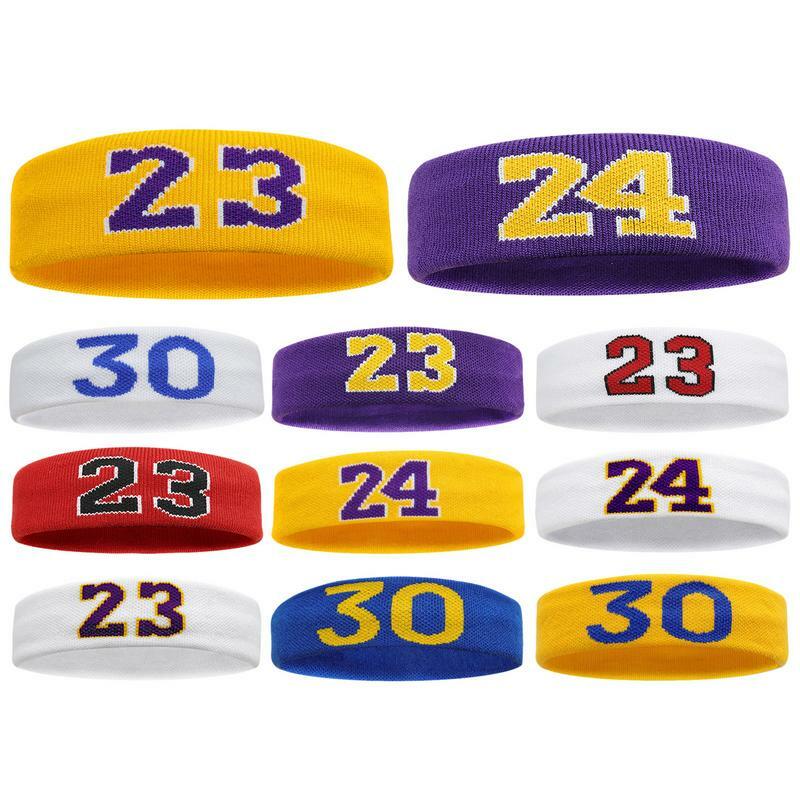1pcs Sports Headband Workout Running Sweatband Headband Moisture Wicking Athletic Head Band Tie For Basketball Football Tennis