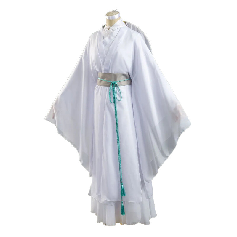 Костюм для косплея аниме Xie Lian Tian Guan Ci Fu Xielian, костюмы для косплея, топ, парики, Хэллоуин, реквизит для мужчин и женщин, белая одежда Хань фу