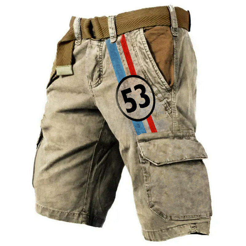 New Summer American Outdoor Street Work Pants Men's Fashion Shorts Loose Straight Leg Casual Outdoor Street Shorts