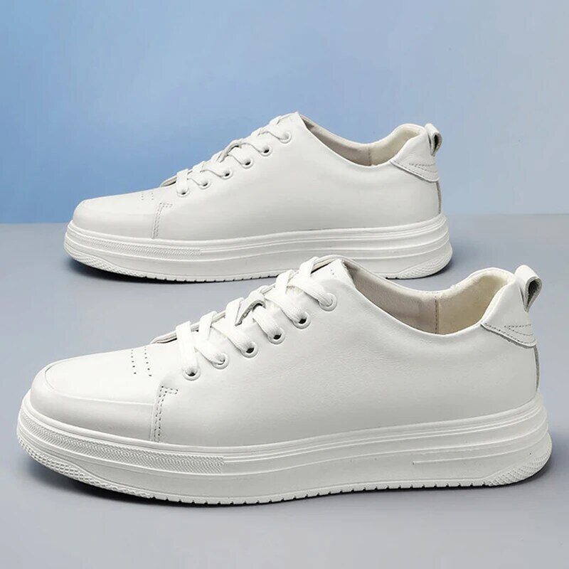 Zapatos de aumento de altura invisibles para hombres, zapatos deportivos casuales de suela gruesa transpirables, zapatos de aumento de altura interior de moda, 6cm