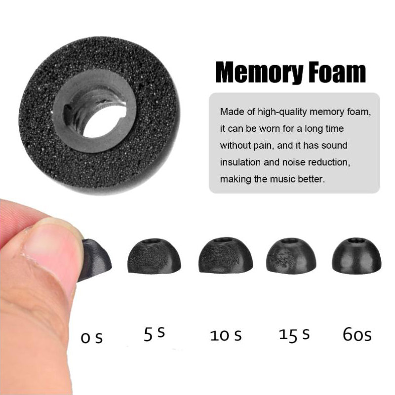 1 paio di punte di ricambio in Memory Foam auricolari per Samsung Galaxy Buds Pro auricolari Wireless antiscivolo evita la caduta dei tappi per le orecchie