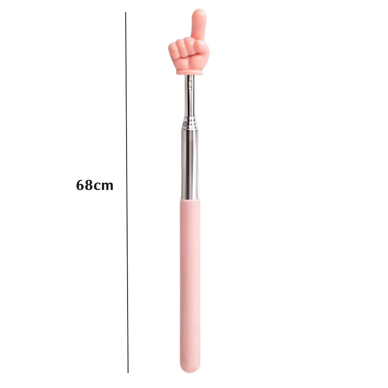 Retractable Pointer Finger Colorful Long Telescoping Ha Pointer for Classroom Kids Reading
