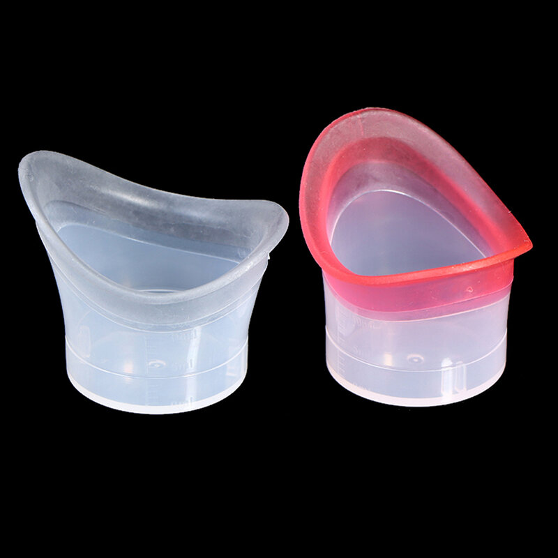 2 Stuks Eye Eye Cup Siliconen Resuable Zacht Oog Bad Cup Oog Wassen Cup Voor Oudere Vrouwen Mannen Kinderen