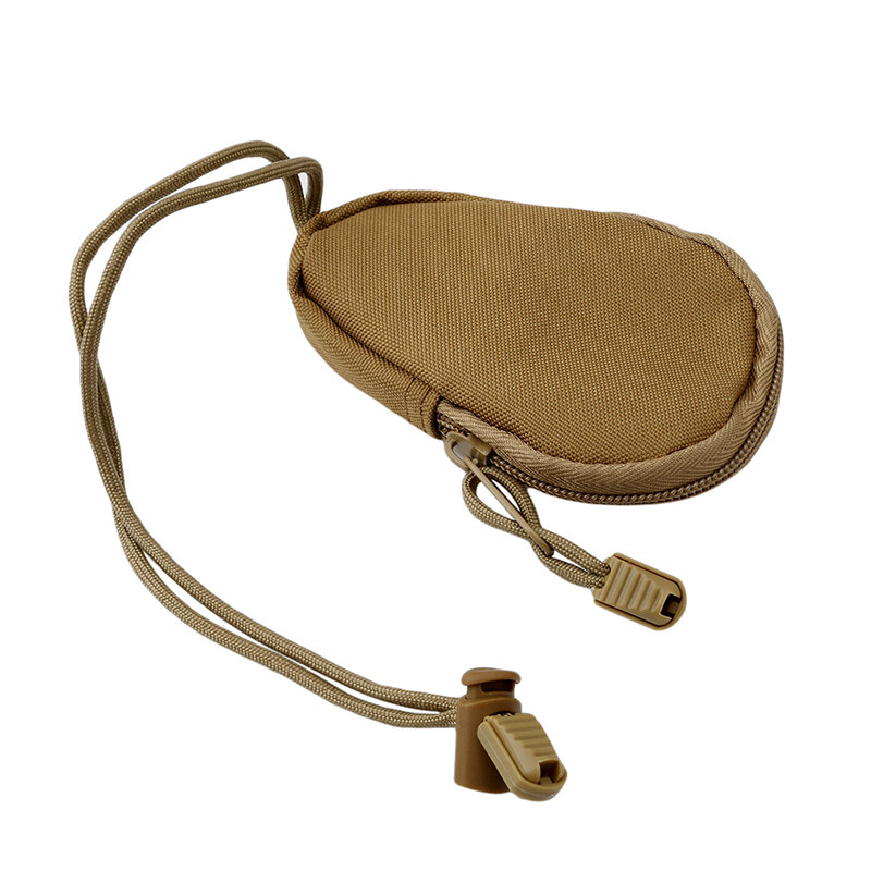 Dompet kunci Mini uniseks, tempat tas kunci tahan air untuk kantung koin, gantungan kunci tas, alat ritsleting