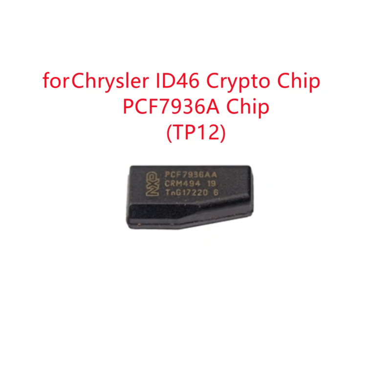 クライスラーカーキートランスポンダーチップ用id46チップ (カーボン) pcf7936aチップ (tp12)