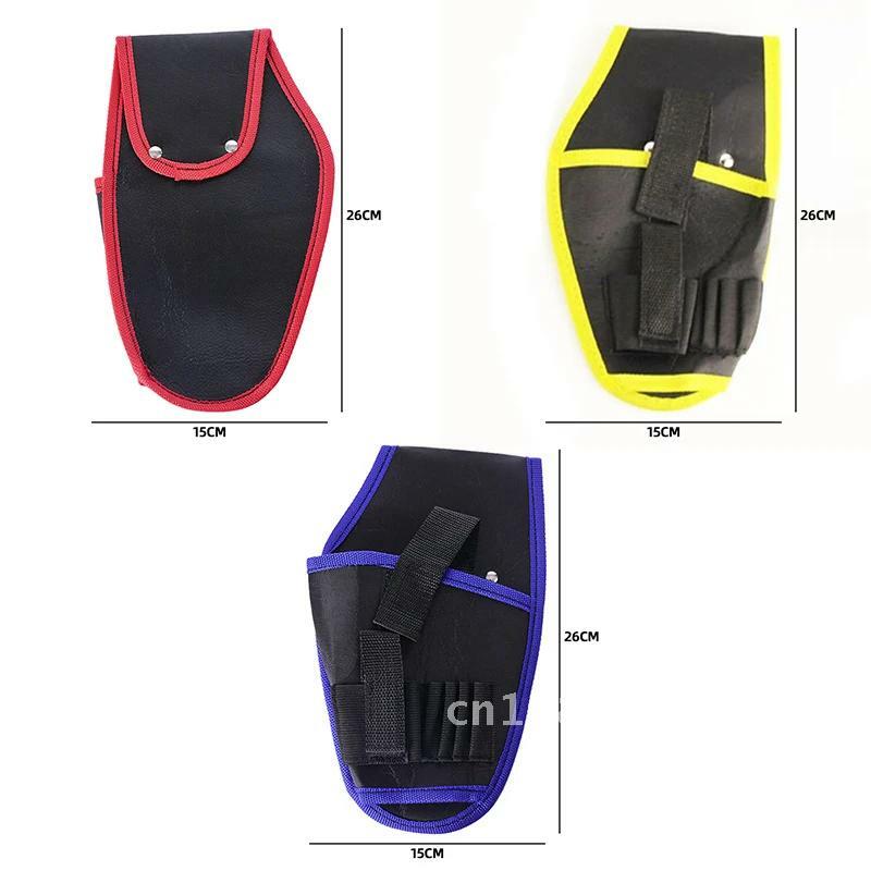 Sturdy Electrician Wide Tool Belt Holder Kit Pockets with Thickened Design Oxford Cloth Tool Bag