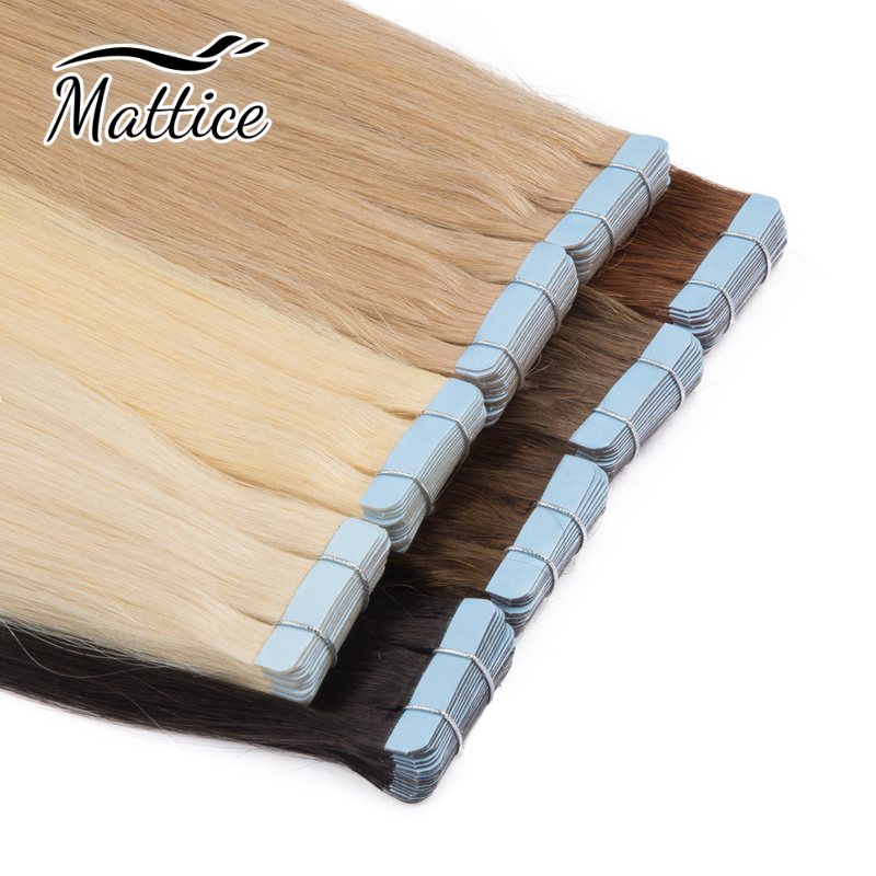 Tape In Hair Extension 100% Real Human Hair Extension Double Drawn US Strong Adhesive Tape In Human Hair Extensions For Salon