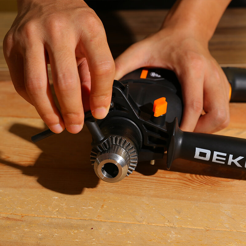 DEKO-Outils électriques professionnels pour le travail de calcul, outil électrique série DKIDZ, perceuse à percussion canonique 2, 550W, 600W, 710W