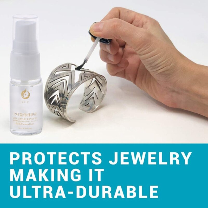 Agente protetor revestimento joias transparente embeleza e protege joias manchas