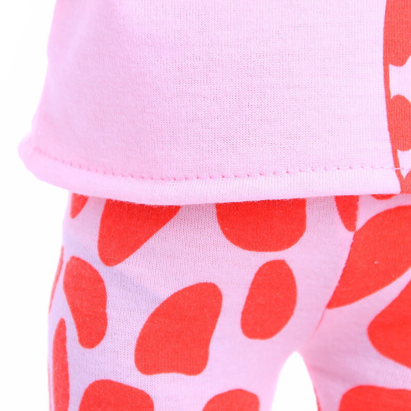 2 szt./zestaw piżama w zwierzątka kombinezon dla 43 Cm urodzonego dziecka odrodzonego akcesoria dla lalki ubranka 18 Cal lalek dla dziewczynek, które zabawki nasze pokolenie Nenuco
