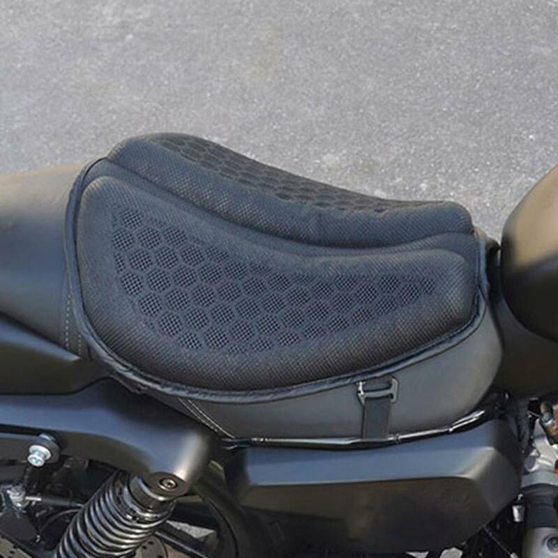 Almofada do assento da motocicleta, Shock Absorb, Confortável, Decompression Air Mat, Seat Pad