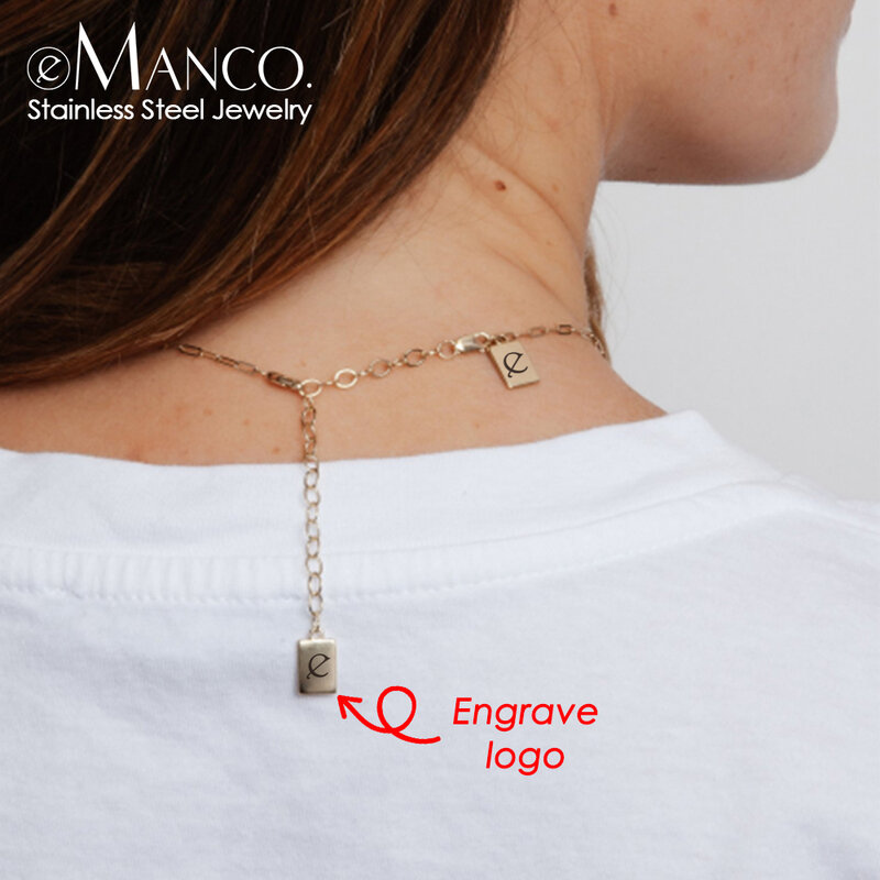 Emanco personal isierte benutzer definierte Anhänger für Halskette Armbänder in 6 Größen erhältlich.