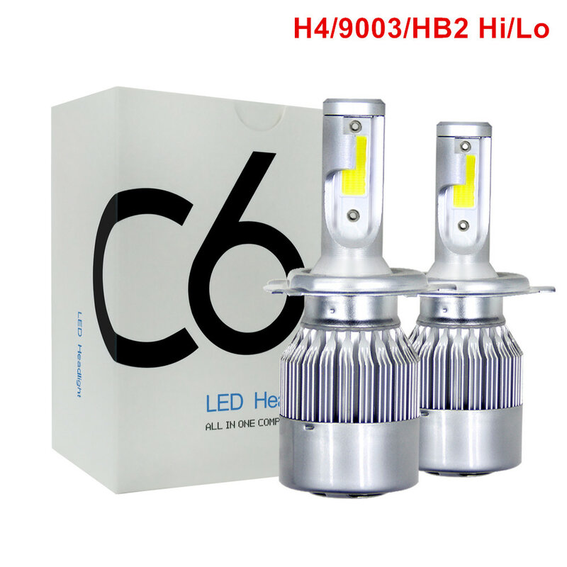 C6 светодиодный ные Автомобильные фары H7 светодиодная лампа H1 H3 H11 HB3 9005 HB4 9006 9012 H15 9004 9007 H13 H4 светодиодный автомобильные лампы Противотуманные...