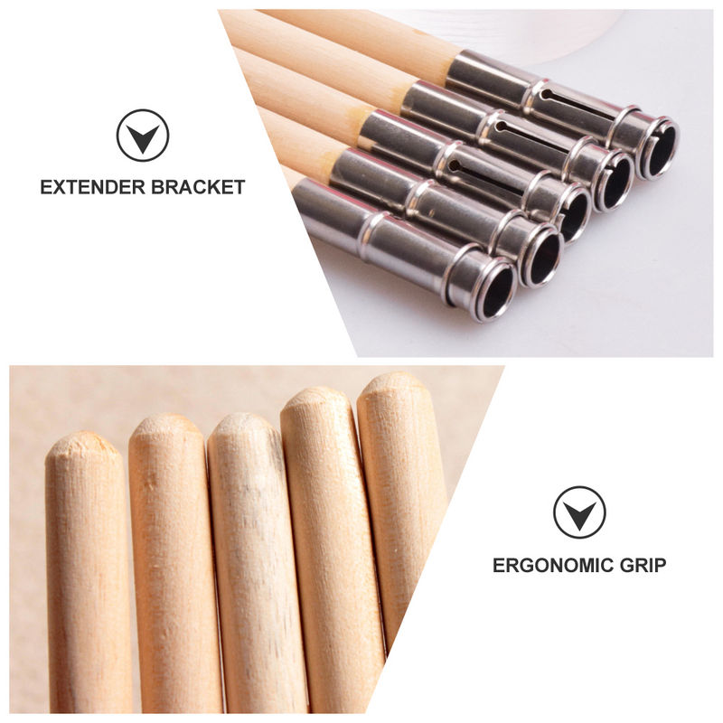 10pcs Portable Painting Pencil Lengtheners Crayon Holder Students Stationery