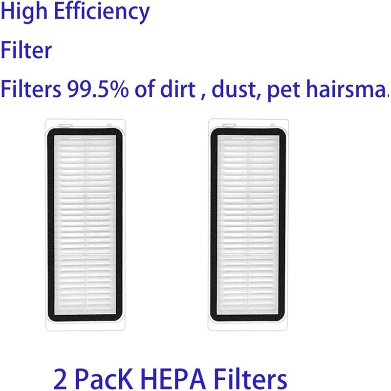 For Dreametech L10S Ultra L10 Ultra Robot Vacuum Cleaner, Main Brush Side Brushes Hepa Filters Mop Pads Dust Bags Easy Install
