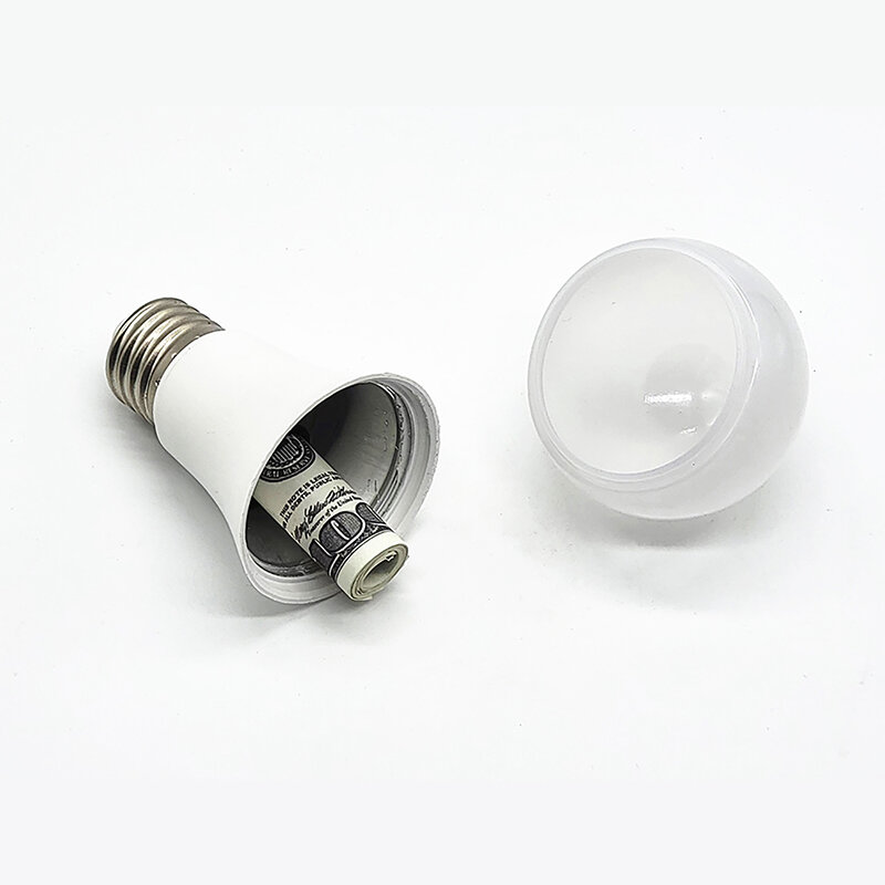 Secret Light Bulb Home diversion stash Can、セーフコンテナ、スポット非表示、隠しストレージ