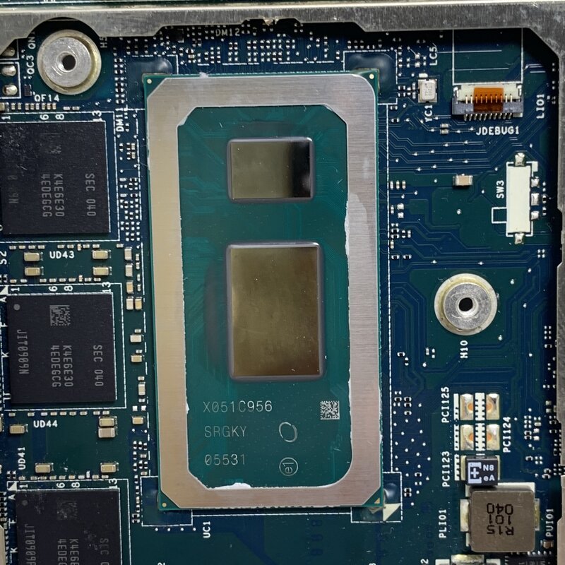 CN-097KR9 노트북 마더보드 SRGKY I5-10210U CPU 100%, DELL 9510 FDB50 LA-H981P, 097KR9 97KR9